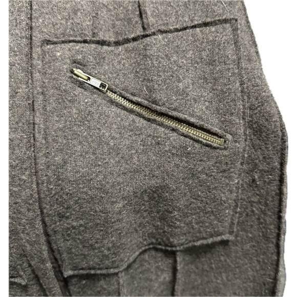 Dick & Jayne Los Angeles Long Wool Coat Jacket Sz Small Brown Lagenlook - Picture 3 of 6